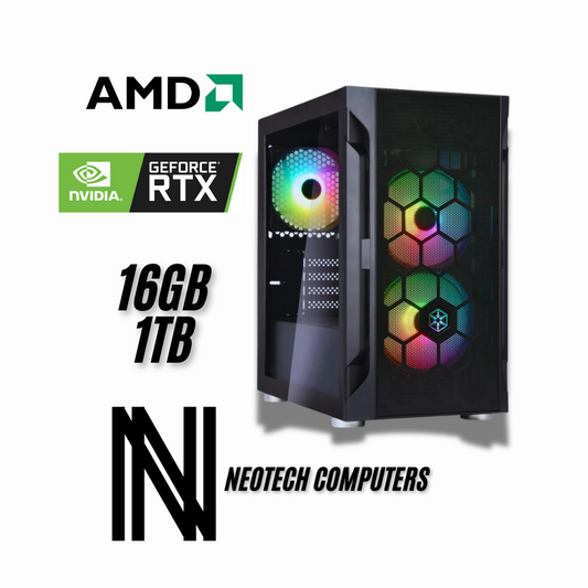 AMD R5 8500G | RTX 4060 Ti | 16GB | 1TB | Gaming PC Computer System Desktop